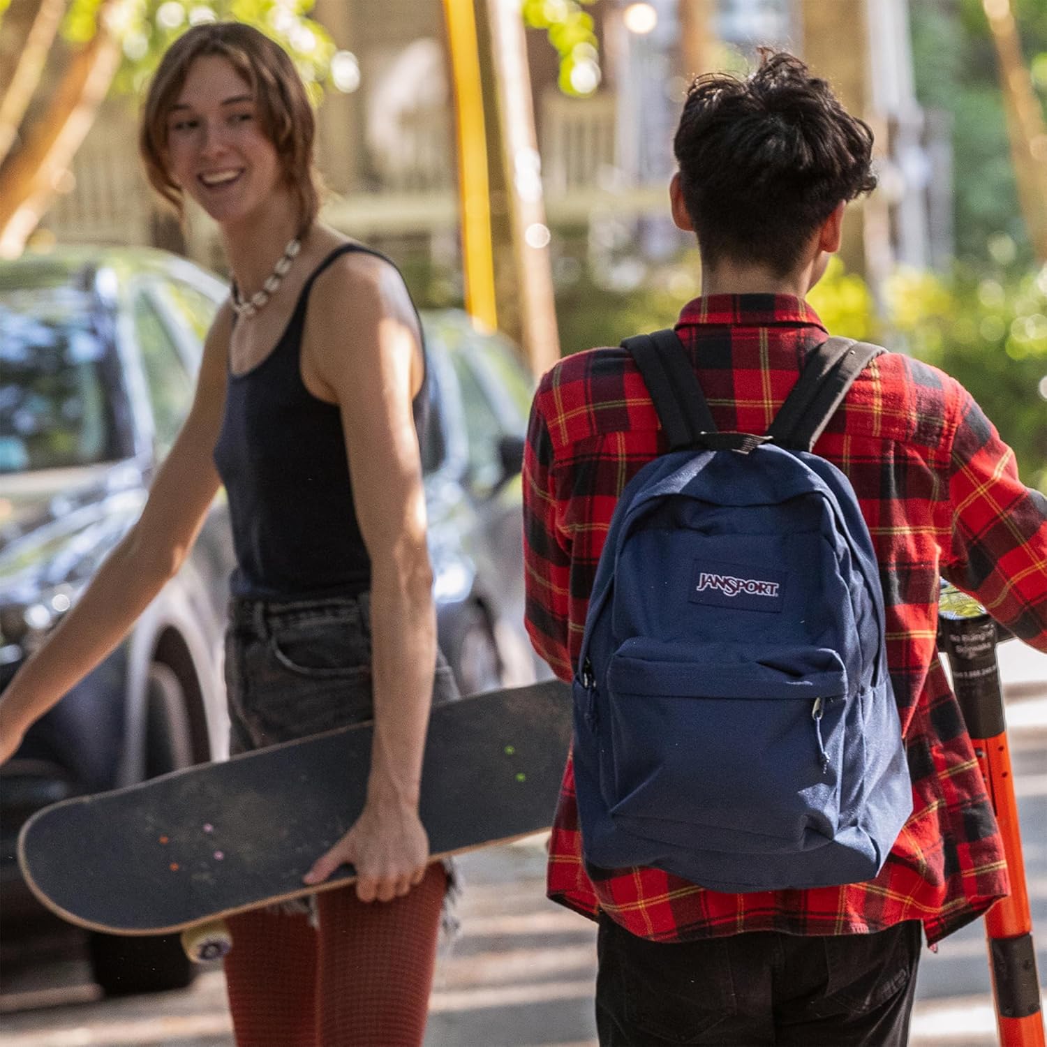 JanSport SuperBreak One School Backpack, Black - Image 6